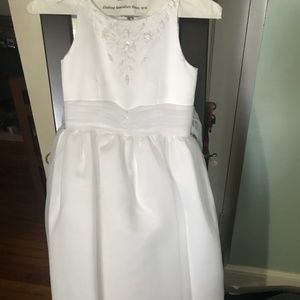 Girls Size 8 Communion Dress, Worn Once